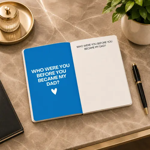 This Is Why You’re Dad Journal – Guided Fill-In Keepsake Journal with Thoughtful Prompts, Memories & Messages, Meaningful Gift for Dad, Father’s Day, Birthday & Holidays