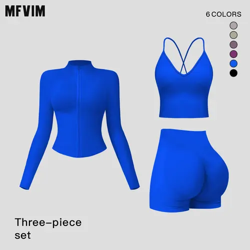 MFVIM Women’s 2 Piece Seamless Cross Back Bodycon Yoga Set High Stretch Fitness Clothing, Athleisure Activewear, Matching Workout Sets for Yoga, Running,sohochic