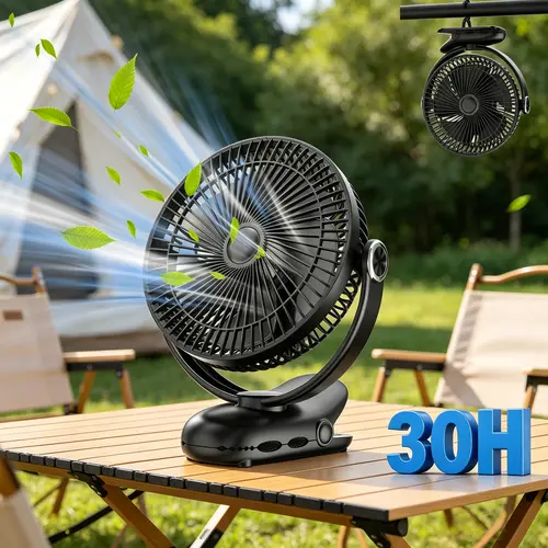 10000mAh Rechargeable Portable Fan, Usb fan,Rotate Quiet Turbo Desk Fan,High Speed Fan for Back to School,Bedroom,Travel and Camping