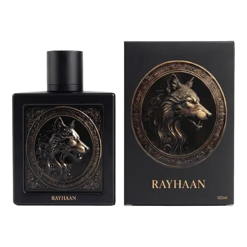 Rayhaan Wolf for Men Eau de Parfum Spray, 3.4 Ounce