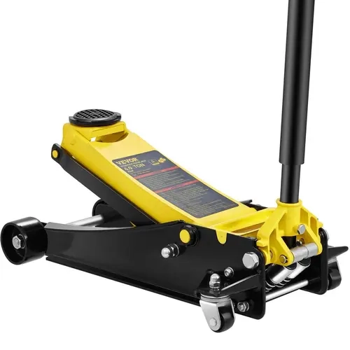 【Backtoschool】VEVOR Low Profile Floor Jack Heavy Duty Steel Dual Piston Rapid Pump Portable Car Wheel VEVOR Super Brand Day