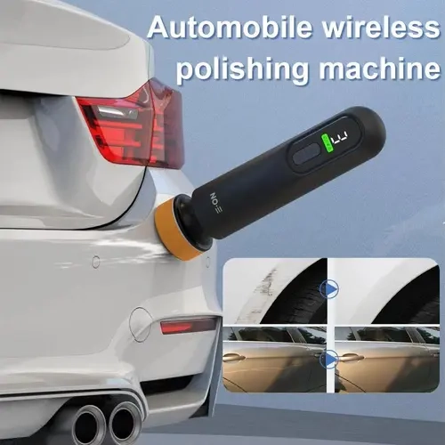 Joytutus Cordless Portable Rechargeable Car Polisher - Adjustable Speed Waxing Tool with LED Display, Car Detailing Accessories, Rechargeable Use, Freedom of Movement, Precision and Ease, Father's Day Gift for Home Use, Polishing Machines & Accessories,to