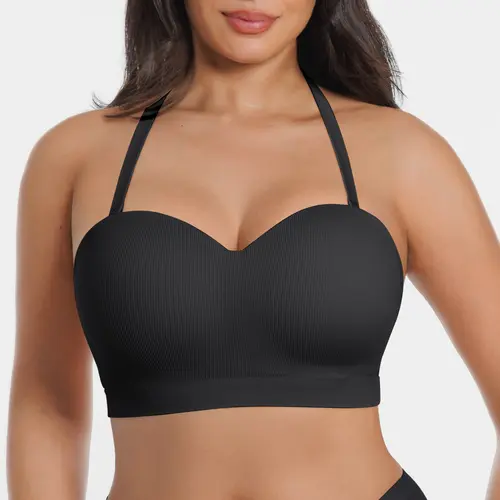 SHAPELLX Bare Essentials AirSlim VersaFit Seamless Strapless Non-slip Wire-free Versatile Bra live
