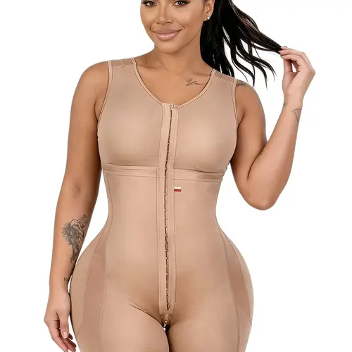 Stage 2 BBL Faja: Colombian Post-Surgery Shapewear with Built-in Bra