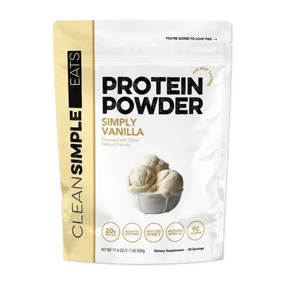 Protein Powder: Simply Vanilla (20 Serving Bag)