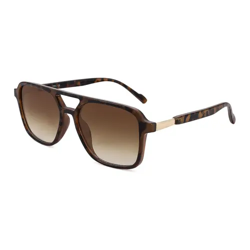PRO ACME Sunglasses for Men & Women, Retro Aviator Rectangle Metal Frame, Stylish Full Rim Fashion Shades with UV400 Protection, Men's Sunglasses