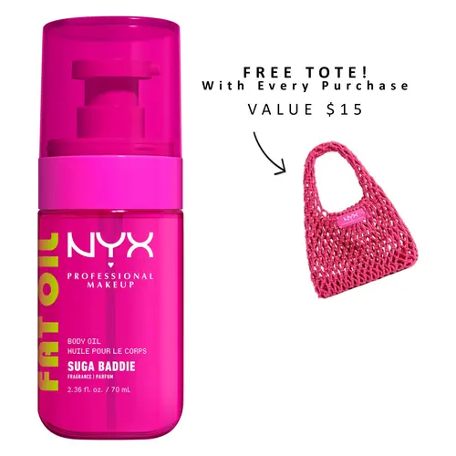 [NEW] Suga Baddie Fat Oil Scented Body Oil, 24H Hydration, 4 Glowy Finishes, NYX Professional Makeup