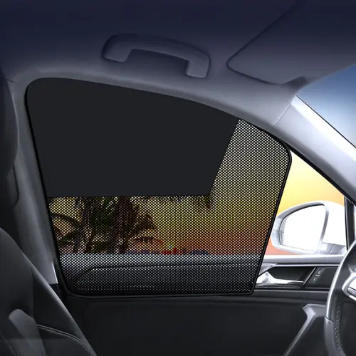Joytutus Magnetic Car Side Window Shade, Heat Shield UV-Ray Blocker Auto Accessory, Universal Rear Window Cover for Kids, Summer Travel Car Interior Accessory,toolupgrade
