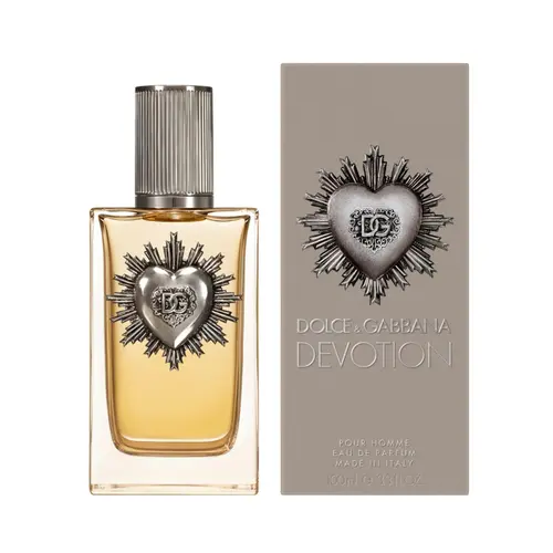 Dolce & Gabbana Devotion Eau de Parfum 3.3 oz Alcohol-Based Men's Fragrance - Bold Elegant, Citrus Woody Scent with Lemon Notes