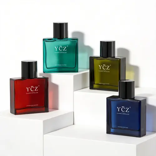 [YCZ] 4-Pack Men’s EDP Set 4×1.7 fl oz| Midnight Marine, Amber Glow, Crimson Oud, Jade Breeze 1.7oz, Long Lasting Marine, Chypre, Oriental & Citrus Cologne, For Date, Business, Social & Daily Use, Men’s Gift Collection,summer outifit,back to school,sohoch