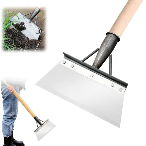Multifunctional Garden Cleaning Tool (Handle Not Included)—A Heavy-Duty Outdoor Floor Scraper Designed for Weeding, Trenching, and Edging, As Well as Clearing Away Snow, Ice, Weeds, Dirt, and Moss.