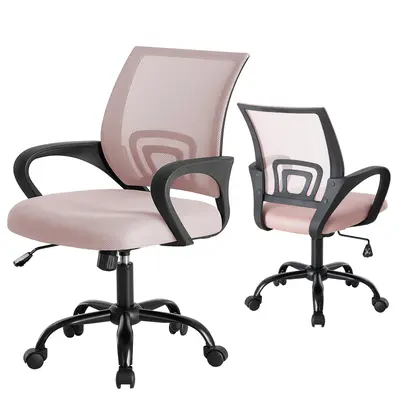Sweetcrispy Ergonomic Gaming Office Chair - Mid-Back with Lumbar Support, Rocking Function, 360° Swivel for Home & Office Use, Gaming Chair, Ergonomic Chair