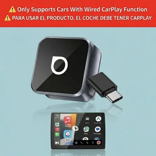 OTTOCAST 2026 Cube Upgrade Fast Wireless CarPlay Adapter, 2in1 Wireless CarPlay & Android Auto Adapter, Wireless CarPlay and YouTube Adapter, Dual-Band 2.4G+5G for Cars After 2016,toolupgrade