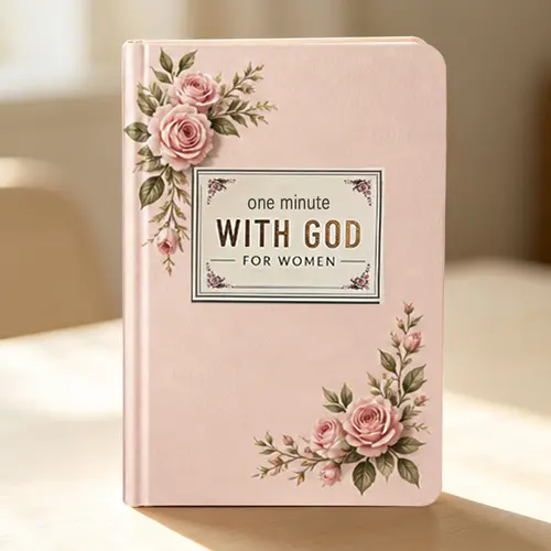 2026 One Minute with God for Women, 365 Days Devotional Journal,Portable Daily Reflections,Self-Improvement Journal，Simplified Bible for Women and Beginners,erfect Gift for Holidays, Birthdays,