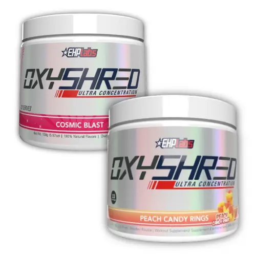 OxyShred Ultra Energy Powder Twin-Pack Nutrition Supplement, 2 x 33 Serves, 150mg Caffeine Health Fitness Supplement, Sugar-Free Pre-Workout Energy Formula Products, Focus Boost for High-Performance Training, Twin-Pack for Consistency