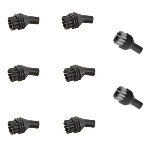 Steambot Dynamics Nylon Brush Pack - Steam Cleaner Replacement Parts, 8 Scrub Brush Refills for Household Cleaning Tools