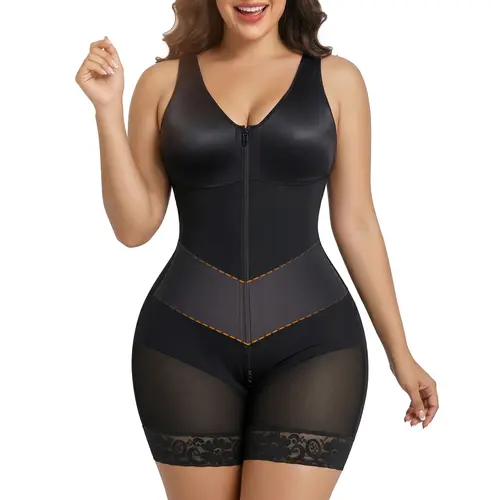 SHAPERX #Livestream Sculpting Tummy Control Fajas Colombianas for Women Moldeadoras Shapewear with V-shape Sculpting Elastic Band
