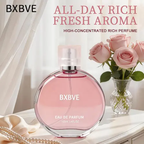 Mother's Day Gift | Long Lasting BXBVE Unisex Eau de Parfum 100ml, Strawberry Sweet Fruity Floral Fragrance, Luxury Perfume for Women & Men, Ideal Gift, Cruelty-Free