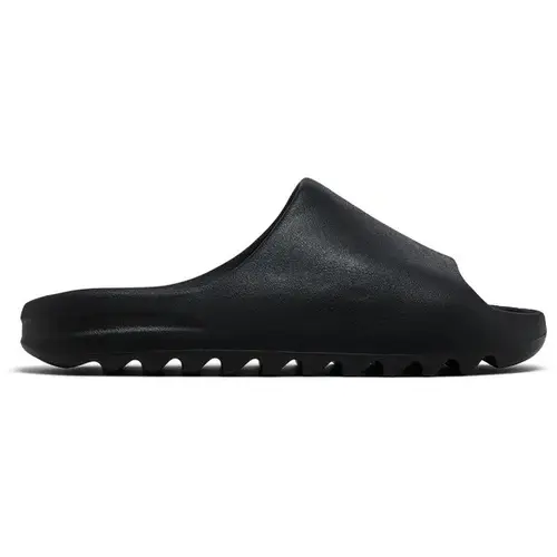 YZY YS-01 Black Minimalist Slide with EVA Foam Construction & Anatomical Footbed for Everyday Wear