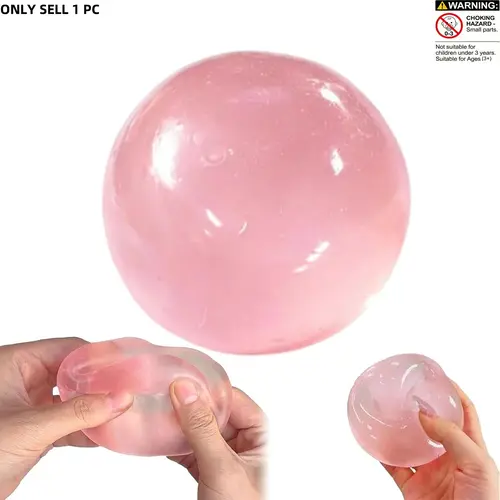 1 Count Stress Ball, 2026 New Crunchy Fidget Stress Ball, Soft and Non-Sticky, Portable Squeeze Sand, Odor-Free, Improving Focus, Reusable