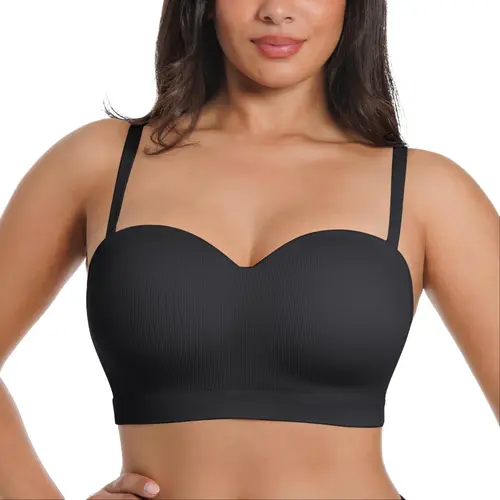 SHAPELLX Bare Essentials AirSlim VersaFit Seamless Strapless Non-slip Wire-free Versatile Back Smoothing Bra  Sales