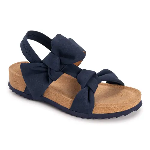 Muk Luks Sandals with Bow Detail -Pansy