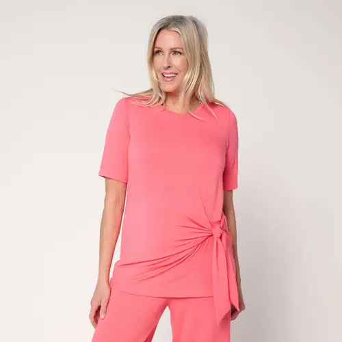Brandis Dress Out Loud Acquitted Knit Snatched with a Side Tie Top