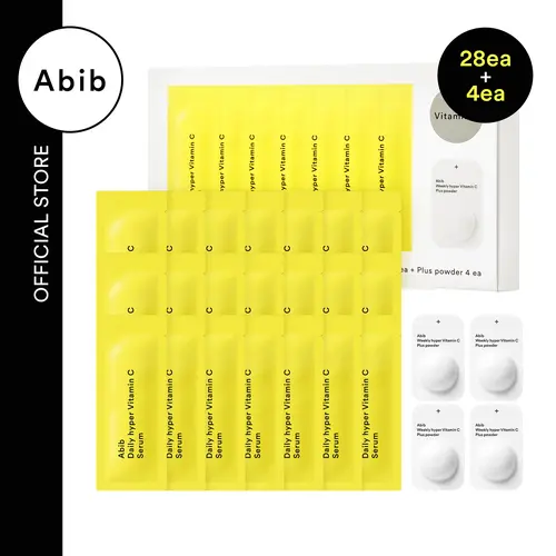 [New-TikTok Exclusive] Abib Hyper Vita Shot｜Fresh-Sealed Daily Pure Vitamin C Serum + Weekly Powder Boost, Fade Dark Spots & Post-Blemish Marks, Korean Brightening Routine, Acne Marks, Underarm, Dark Elbow, Skin Brightening, Korean Skincare Skin Repair
