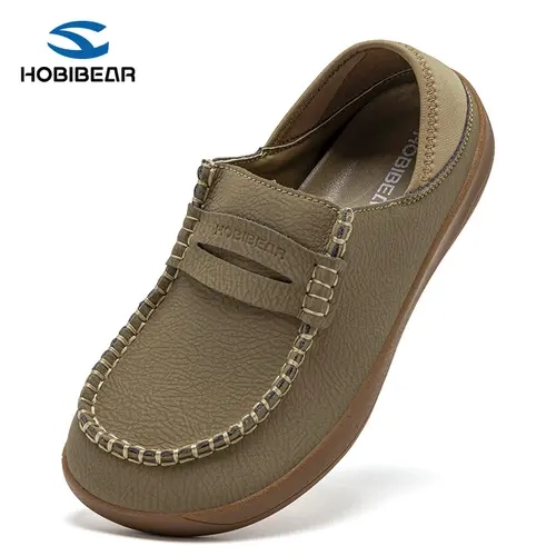 HOBIBEAR Women's Lightweight Slip On Walking Shoes, Fashionable Round Toe Loafers with a Wide Fit for Everyday Active Wear, Footwear tiktokshopbacktoschool,back to school,back to school haul