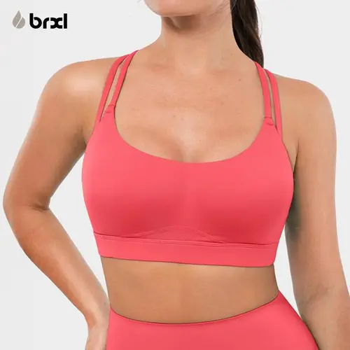 BRXL【Discount for live】Strappy Sports Bras for Women High Support Criss-Cross Back Padded with Removable Cups Yoga Workout Activewear UPF 50+ Sun Protection-brxl-NYLIVE,travel essentials,camping essentials