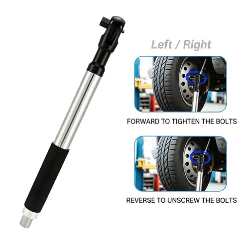 1/2 Inch Wrench Extension Bar, Nickel Chromium Alloy Steel Compact Extension Shaft, Lightweight Hand Tool Accessory for Fastening Work