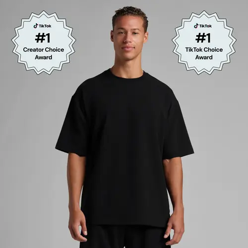 Comfrt | Luxe Terry Tee | Men's Micro French Terry Oversized T-Shirt Fabric Top