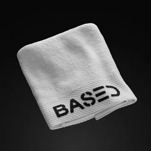 [LIVE] BASED White Face Towel | Simple. Effective. BASED.