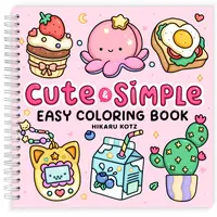 Cute & Simple Easy Coloring Book