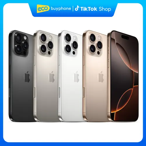 Refurbished iPhone 16 Pro Max Unlocked Smartphone - Excellent Condition, High-Performance Chip, Advanced Camera, Versatile Cellphone Device, 1-Year Warranty, Mobile
