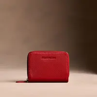 Portland Leather Lexington Wallet - Real Leather High Capacity Card & Zip Wallet