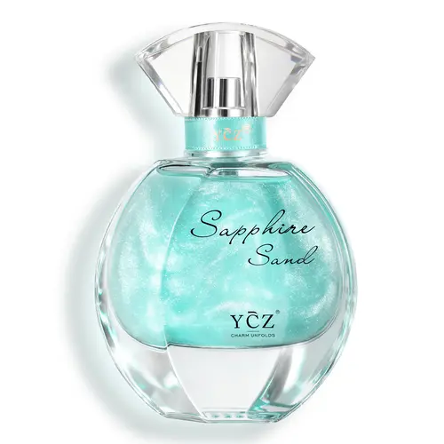 [YCZ] Sapphire Sand Eau de Parfum (1.7 fl oz) - Floral Scent Perfumes, Beauty Perfume with Fruity-Floral & Peppermint Notes, Fresh-Airy Elegant Women's Fragrance, Long Lasting for Daily Work & Dating, Gifts for Women, Vegan & Cruelty-Free,sohochic