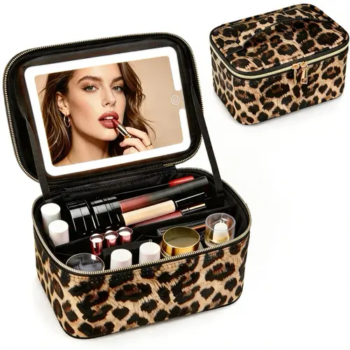 Travel Makeup Bag, Portable Cosmetic Bag, Large Capacity Travel Makeup Case Organizer, Black For Women Toiletry Bag for Girls Traveling With Handle and Divider tiktokshopbacktoschool,back to school,back to school haul,sohochic