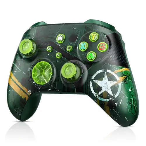 Wireless Video Game Controller for Xbox 1/Series X|S, Windows 10/11 Console, Hall Effect Triggers, Turbo/Macro Programmable Customizable Controllers, RGB LED Battery Indicator, 3-Way Connectivity, TikTokShopStockUp tiktokshopspringglowup summerwins,sohoch