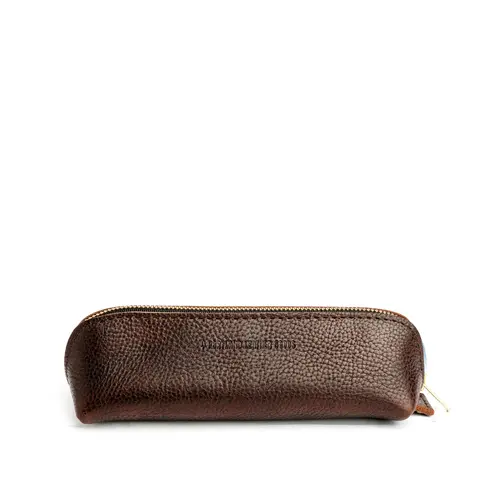 Portland Leather Sidekick Pouch - Real Leather Tech Pouch & Pencil Case Insert