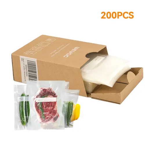 Wevac Vacuum Sealer Bags - 3 Mil, 200 Count Vacuum Storage Bags for Kitchen Food Preservation,home essentials,sohochic