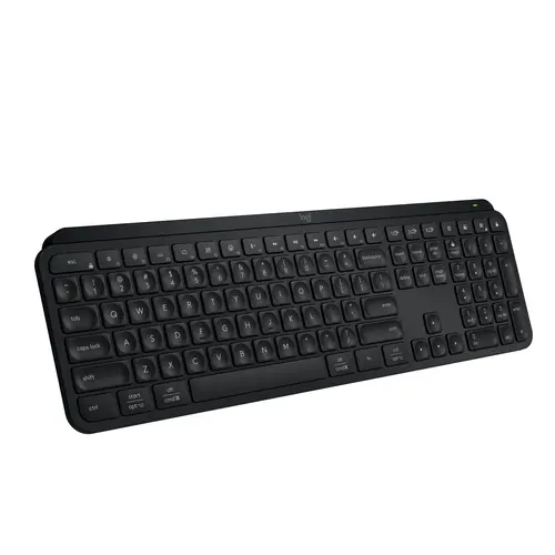 Logitech MX Keys S Silent Wireless Combination Keyboard - Low Profile, Fluid Precise Quiet Typing, Programmable Built-in Macros, Backlit, Bluetooth, USB-C Rechargeable Multi-Platform for Windows PC, Linux, Chrome, Mac (Black), Silent Keyboards, Bluetooth