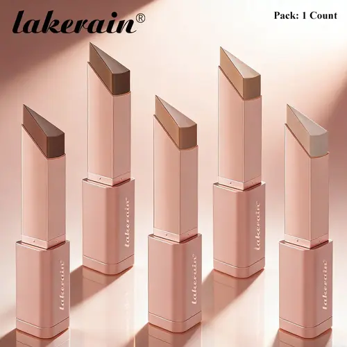 lakerain 1 Count 2-in-1 Cream Bronzer & Contour Stick, Long-Lasting Wear, Buildable High Pigment, Smooth Texture, Skin-Nourishing Formula, Universal for All Skin Types, Tapered Shape for On-the-Go Touch-Ups, Must-Have Makeup, Essential Cosmetics