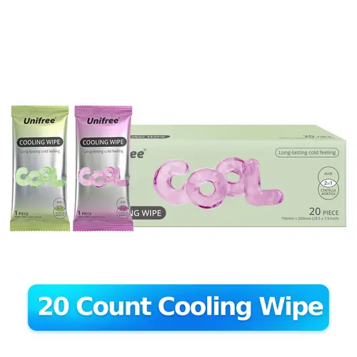 Unifree Portable Menthol Cooling Towel & XL Alcohol-Free Packaged Wipes - Instant Cool Relief, Beach Sports, Hot Summer Weather, sohochic