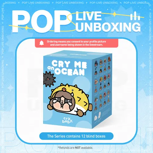 [POP NOW] POP MART CRYBABY Cry Me an Ocean Series Figures Blind Box