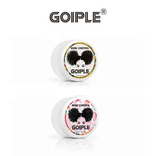 Goiple Edge Control Gel,Strong Hold for Thick Edges & Baby Hairs, Back & Lather, No Residue, All-Day Sleek Look,30g