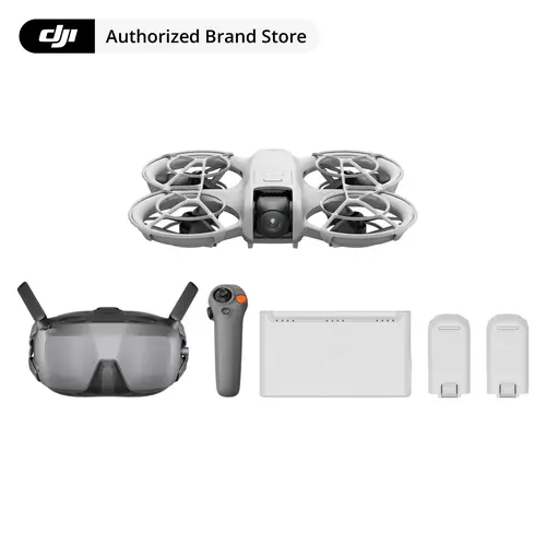 DJI Neo Mini Vlog Drone - Multiple Versions (Standard Unit, Basic, Fly More, Motion Control Packages) - 4K Handheld Selfie Flying Camera, Lightweight Beginner-Friendly 4-Rotor Drone with Accessories,sohochic