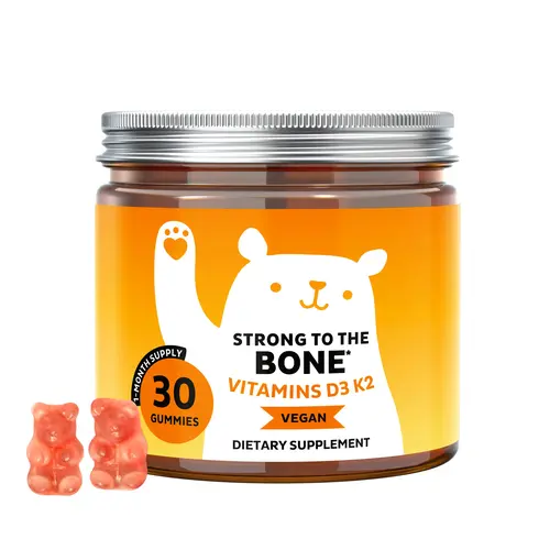 Bears with Benefits D3+K2 Gummies | Bone, Immune & Heart Health Support | High Potency Daily Formula
