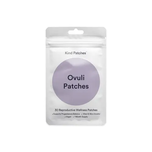 Kind Patches Ovuli Patches, Cycle Balance Support, Reproductive Health, Natural Ingredients, Vegan, 30-day supply