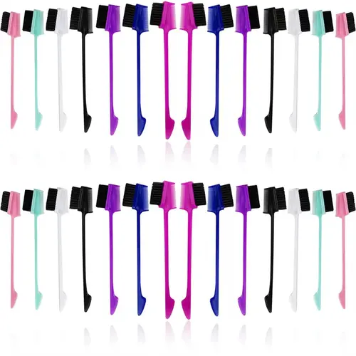 3 in 1 Hair Edge Brush Double Sided Hair Comb Pack Smooth Brush Comb Grooming